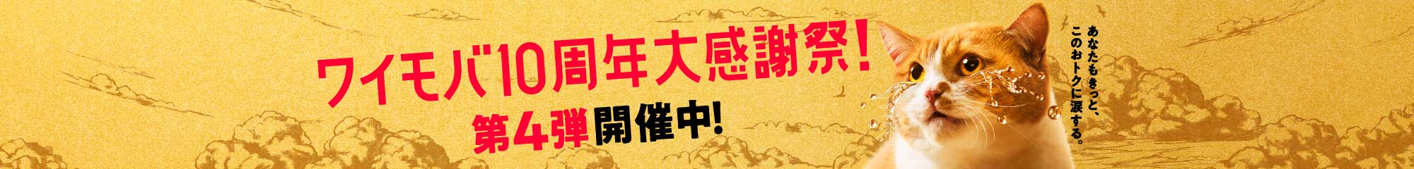 【10周年！】ワイモバイル10周年キャンペーン第4弾